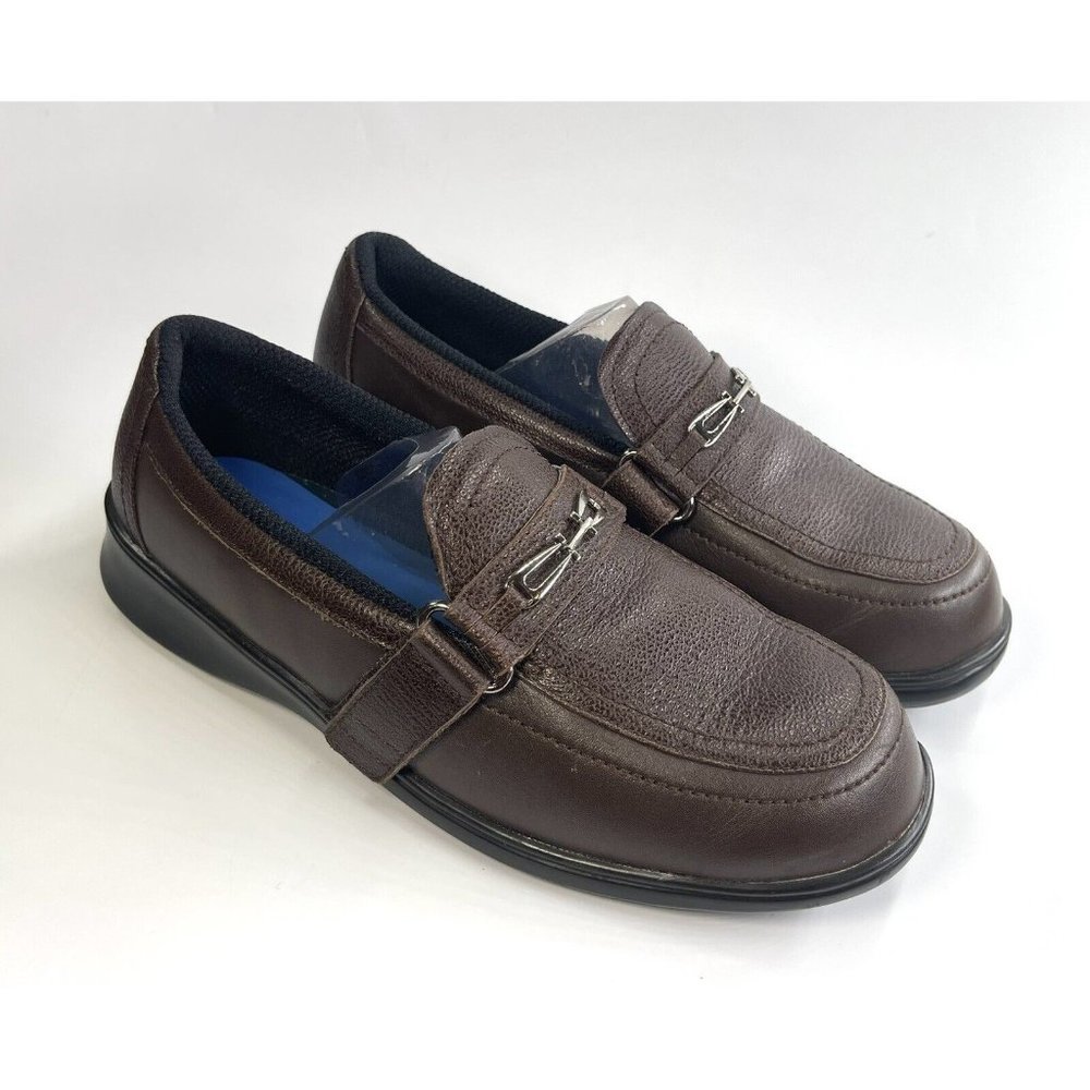 Orthofeet Diabetic Shoes 818 Womens Slip on Comfort Shoes Size 9 B , Brown